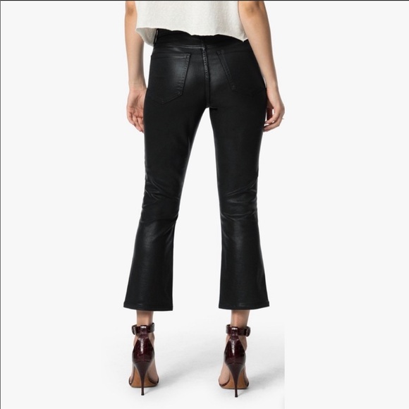 New Joe’s Women’s cropped jeans shiny black - Picture 2 of 9